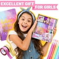 thumbnail image 2 of Kit de diario Nollh DIY para niñas con set de papelería y más, 2 of 6