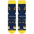 thumbnail image 6 of Cool Socks Lawyer Fun Print Novelty Crew Socks for Men, 6 of 6