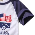 thumbnail image 5 of American Boys Short Sleeve Crewneck Truck Flag Graphic T-shirt Tee Tops for Todder Baby 1-5 Years, 5 of 5