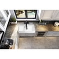 thumbnail image 4 of ANZZI Roine 36 In. Farmhouse Apron Front Man Made Stone Single Bowl Kitchen Sink in Matte White, 4 of 5