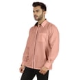 thumbnail image 4 of Bestman Solid Formal Shirt For Mens Button Down Shirt Front Patch Pocket Office Wear, 4 of 7