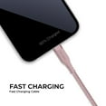 thumbnail image 5 of Liquipel Powertek USB-A to USB-C Woven Cable - Pink, 5 of 7