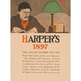 thumbnail image 3 of Edward Penfield 14x18 Black Modern Framed Museum Art Print Titled - Harper's 1897. January Number Contains (1897), 3 of 5