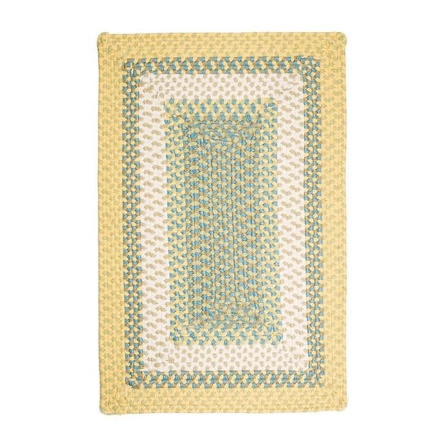 Colonial Mills MG39R036X036R 3 ft. Montego Square Braided-Texture Rug, Sundance