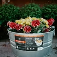 thumbnail image 2 of Behrens High Grade Steel 2GS 15 Gal Silver Galvanized Steel Round Tub, 2 of 3