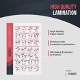 thumbnail image 5 of FitMate Barbell Workout Exercise Poster - Workout Routine with Free Weights, Home Gym Decor, Room Guide (20 x 30 Inch), 5 of 5