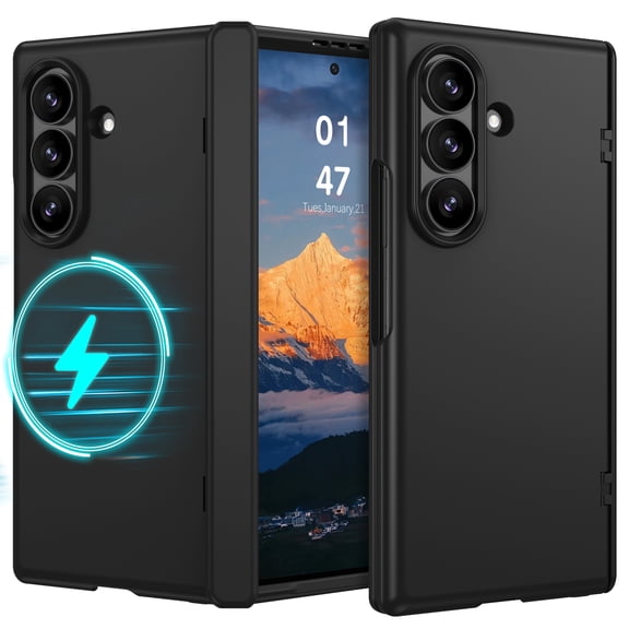 DOMAVER Slim Shockproof Hinge Protection Case for Samsung Galaxy Z Fold8 Ultra 5G (8.0-inch, 2026), Full Coverage Matte Protective Cover
