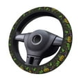 thumbnail image 2 of Uemuo Carnival Mardi Gras3 Printed Car Elastic Steering Wheel Cover - Universal Car Accessory for Diverse Cars Anti-Slip, and Comfortable- 15", 2 of 8