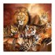 thumbnail image 1 of Pintura 5D DIY Taladro cuadrado completo Diamantes Tigre Leopardo León Decoración (ZQF9696) Hugtrwg Para estrenar, 1 of 9