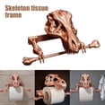 thumbnail image 4 of FNGZ Home Textile Storage Clearance Promo Dinosaur Tissue Holder Toilet Paper Holder Bathroom Storage Rose Gold, 4 of 9