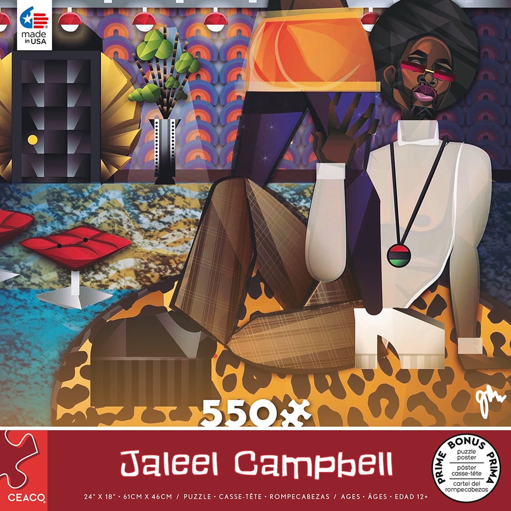 Ceaco - Jaleel Campbell - Got To Give It Up - 550 Piece Interlocking Jigsaw Puzzle