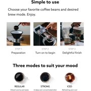 BALMUDA The Brew | Automatic Pour Over Coffee Maker | Clear Brewing Method | Precise Temperature Regulation | Three Brewing Modes: Regular, Strong, Iced | Compact Design | US Version