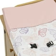 thumbnail image 6 of Sweet Jojo Designs Butterfly Pink Purple White Changing Pad Cover, 6 of 6