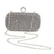 thumbnail image 2 of Bolso de noche con de imitación con cadena desmontable, bolsos de boda para fiesta, bolso de hombro de 7,9x2x5 pulgadas, Salvador Monedero de noche, 2 of 10