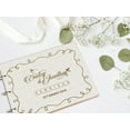 thumbnail image 5 of Darling Souvenir Personalized Engraved Laser Cut Wedding Guest Book Wooden Cover Sign-in Book Registry Guestbook Scrapbook-WT, 5 of 7