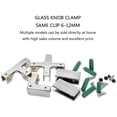 thumbnail image 3 of Giaone 6pcs/set Glass Clamp Support Brackets set L Shape Glass Shelf Clip Holders set, 3 of 14