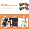 thumbnail image 6 of Cargo Tie-down Strap Password Luggage Belt Rainbow Suitcase Straps Buckle Packing Plastic 4 Pcs, 6 of 6