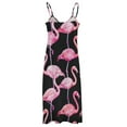 thumbnail image 5 of Flamingo Pattern Sleeveless Dress Women's Luxury Party Dress Birthday Dresses for Women, 5 of 7