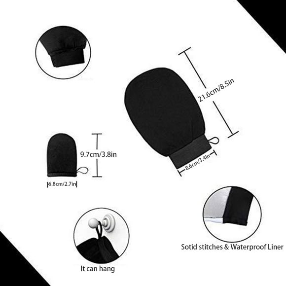 Tanning Mitts Self Tanning Mitt 4Pcs/Set Tanning Gloves Body Self Tan Applicator Reusable Self Tanning Mitt Cream Lotion Mousse Self Tanner