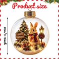 thumbnail image 3 of Glowing Christmas Story Ornament,Light Up Mini Holiday Scene,Christmas Tree Hanging Ornaments,Christmas Scene In Clear Acrylic Ball,Festive Keepsake Gift for Home Christmas Xmas Party Decoration, 3 of 8