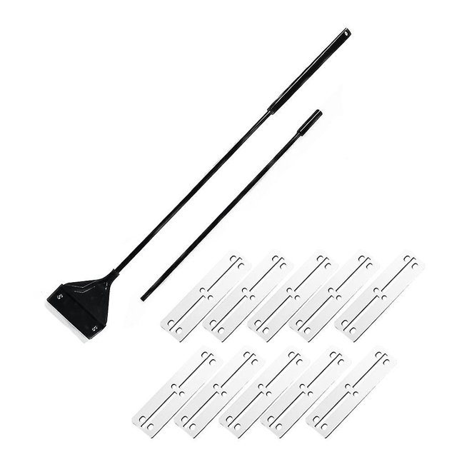 Aquarium Algae Scraper Fish Tank Cleaner Maintenance Glass Cleaner Scraper With Extension Rod And 1