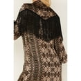 thumbnail image 4 of Shyanne Women's Long Sleeve Satin Fringe Mode Mini Dress - SWHO22D91 XX-  US, 4 of 4