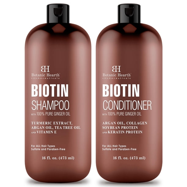 Set de champú y acondicionador Botanic Hearth Biotin 480 ml