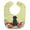 Black, variant on Easter Eggs Black Labrador Baby Bib