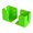 Green, variant on Wall Brackets 2 Piece Set, Screw Mount Holder Pair with U Shaped Support for Daily Utility Room Storage