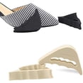thumbnail image 2 of MSHUN 4 Pairs Soft Sponge Half Insoles, Reusable Big Toe Plug Foot Brace Pads Adjustable Shoe Filler Unisex Shoe Inserts for Shoes Too Big, Adjustable Toe Filler Inserts for Women Men, 2 of 9