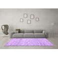 thumbnail image 3 of Ahgly Company Indoor Rectangle Abstract Purple Contemporary Area Rugs, 2' x 5', 3 of 4
