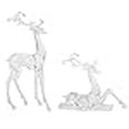 thumbnail image 3 of Melrose Figurines de Cerf International 61320 - Lot de 2, 3 of 3
