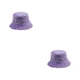 thumbnail image 2 of Minnieouse Disfrute de aventuras al aire libre Durable y fácil de limpiar Gorra de pescador Elegante sombrero de pescador blanco Cómodo sombrero púrpura M (56-58 cm) 2piezas, 2 of 6