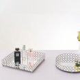thumbnail image 3 of Bandeja de metal Bandeja de almacenamiento de hierro de estilo europeo Bandeja decorativa de cristal para cosméticos Adornos ligeros de lujo, 3 of 5