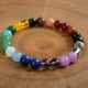 thumbnail image 5 of Pulsera de cristal para los hombres y las mujeres de piedra de cuerda elástica de cuentas pulsera natural de piedras preciosas de la energía de joyería para el uso diario, 5 of 6