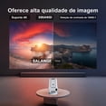 thumbnail image 2 of Salange Pantalla LCD HD Completa Nativa 1080P, Soporte para Proyector 4K, Mini Proyector Portátil para Exteriores con WiFi y Bluetooth, 2 of 6