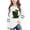 White, variant on Crewneck Shirts Boys Girls St Patricks Day Green Long Sleeve Pullover Tops Loose Fall Outfits for Irish Festival Themed Party