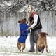 thumbnail image 5 of Sudadera con capucha para perros XL Pet Supplies | Suéter polar "Amo a mi mamá" | Ropa de poliéster para perros pequeños | Colores azul, gris, rosa y rojo | Ropa para primavera, otoño e invierno, 5 of 5