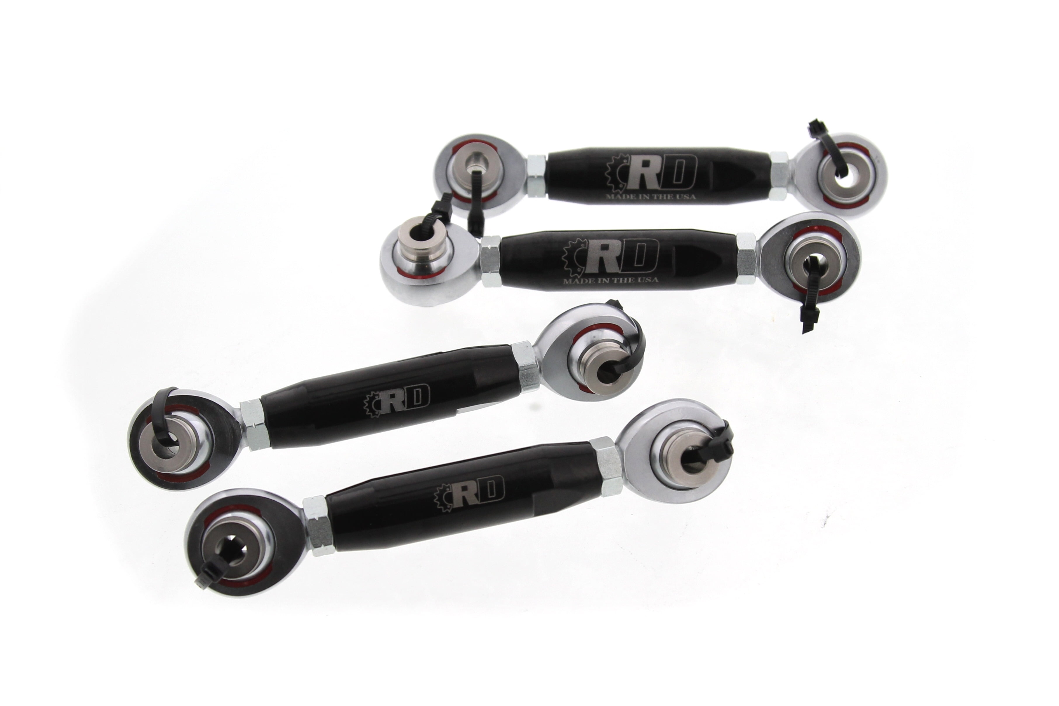 201719 Polaris 1000 RZR XP Turbo Front and Rear Sway Bar Links Black