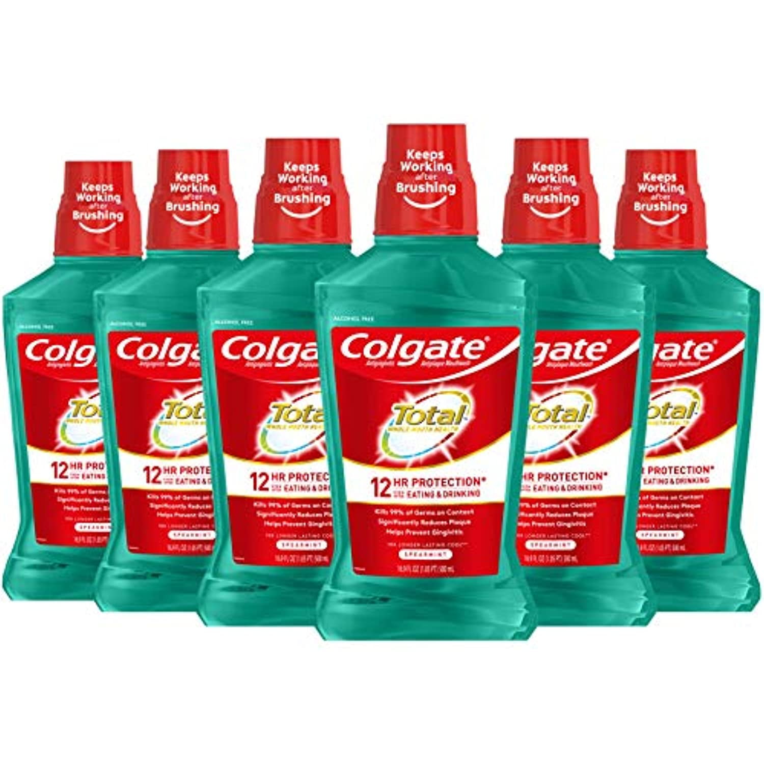 Colgate Total ProShield Alcohol Free Mouthwash, Antibacterial Formula