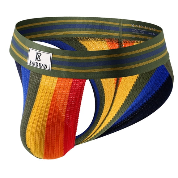 Sngxgn Men's Briefs, Soft and Breathable Underwear with ComfortFlex Waistband(D,L)