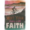 thumbnail image 3 of JMB Designs 14x18 Black Modern Framed Museum Art Print Titled - Meet Fears with Faith, 3 of 5
