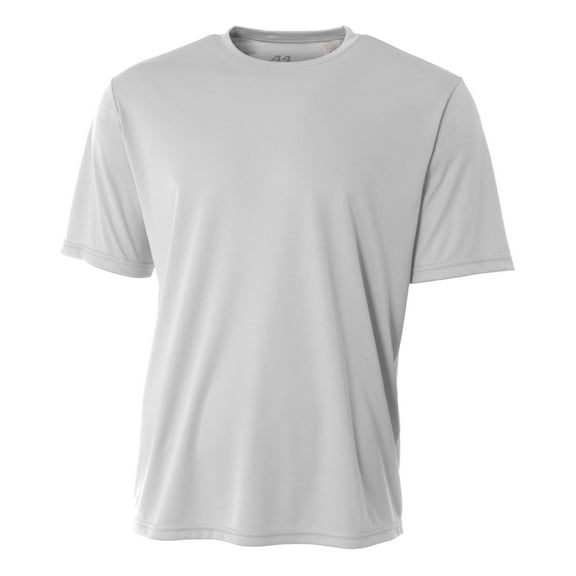 A4 N3142 Mens Cooling Performance Crew - Silver 2011 - XS