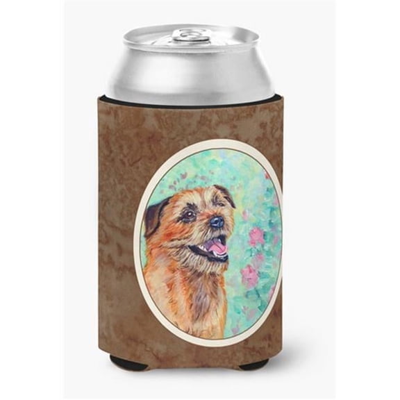 Caroline's Treasures 7228CC Border Terrier Can or Bottle Hugger, Can Hugger, multicolor