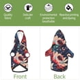 thumbnail image 6 of KLL Colorful Flower Peacock for Basic Dog Hoodie - Pet Hoodie Sweater with Leash Hole - Cute Dog Sweatshirt - Pet Clothes Hooded Sweatshirt for Dog & Cat -XX-Large, 6 of 8