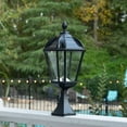 thumbnail image 5 of Royal Bulb Solar Light - w/GS Solar Light Bulb - Pier Mount - Black, 5 of 10