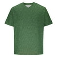 thumbnail image 4 of GuangCheng Mens Tshirts,V-Neck,Solid Color,Soft,Breathable,Lightweight Tees,Comfortable,Casual Tops,Army Green,Size 2XL, 4 of 6