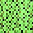 thumbnail image 1 of Ahgly Company Machine Washable Indoor Square Checkered Green Modern Area Rugs, 6' Square, 1 of 4