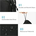 thumbnail image 5 of YXRIJDJ Black Travel Cable Organizer Bag Electronic Organizer Pouch Bag Electronic for Cable, Cord, Charger Accessories Double Layers Portable Carry Case, 5 of 6