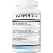 Micro Ingredients Pure Methylated Multivitamin, 240 Capsules | 19-in-1 Formula with Vitamins C, D, B12, Folate, Magnesium, Zinc & More | Multivitamin for Men and Women | Filler Free, Non-GMO